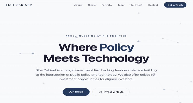 Blue Cabinet website