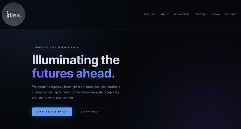 Pharos Futures website